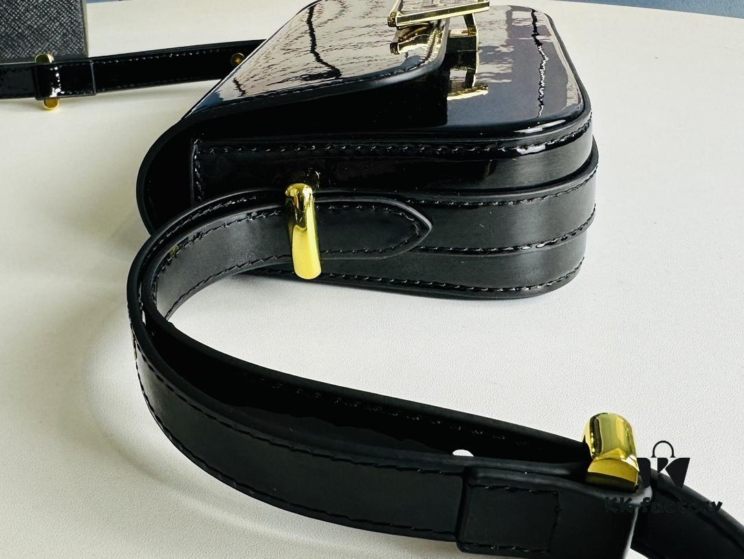 6930c2e56e68136f4d9af486 PRADA Soft Calf Shoulder Bag, Size 21.5x13x5, Model No. 339