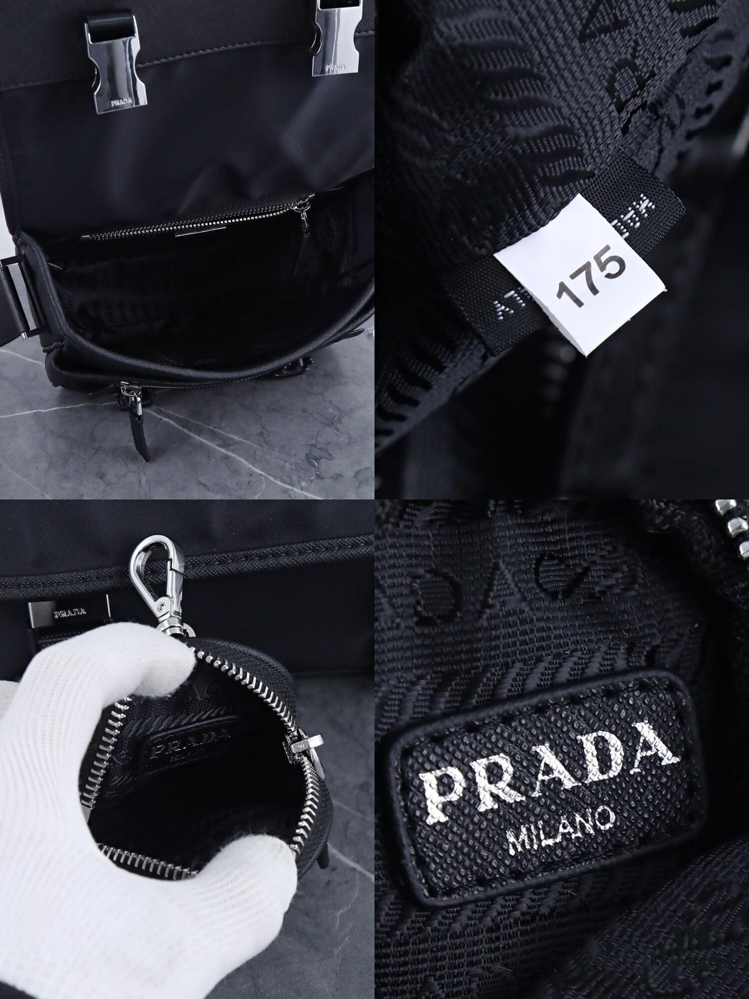 6930c2ee6e68136f4d9af497 Prada Latest Tri-Combination Messenger Bag 2VD034