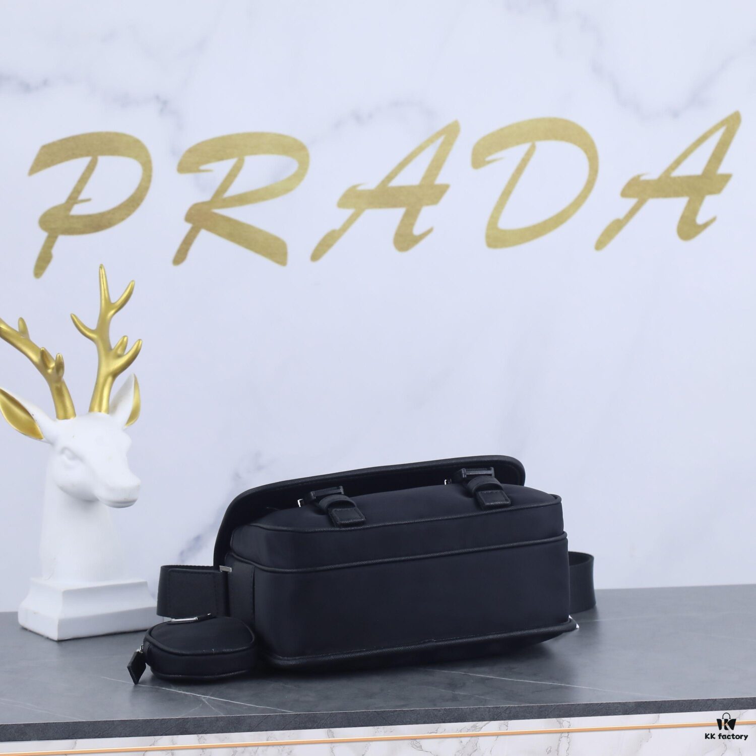 6930c2ef6e68136f4d9af499 Prada Latest Tri-Combination Messenger Bag 2VD034