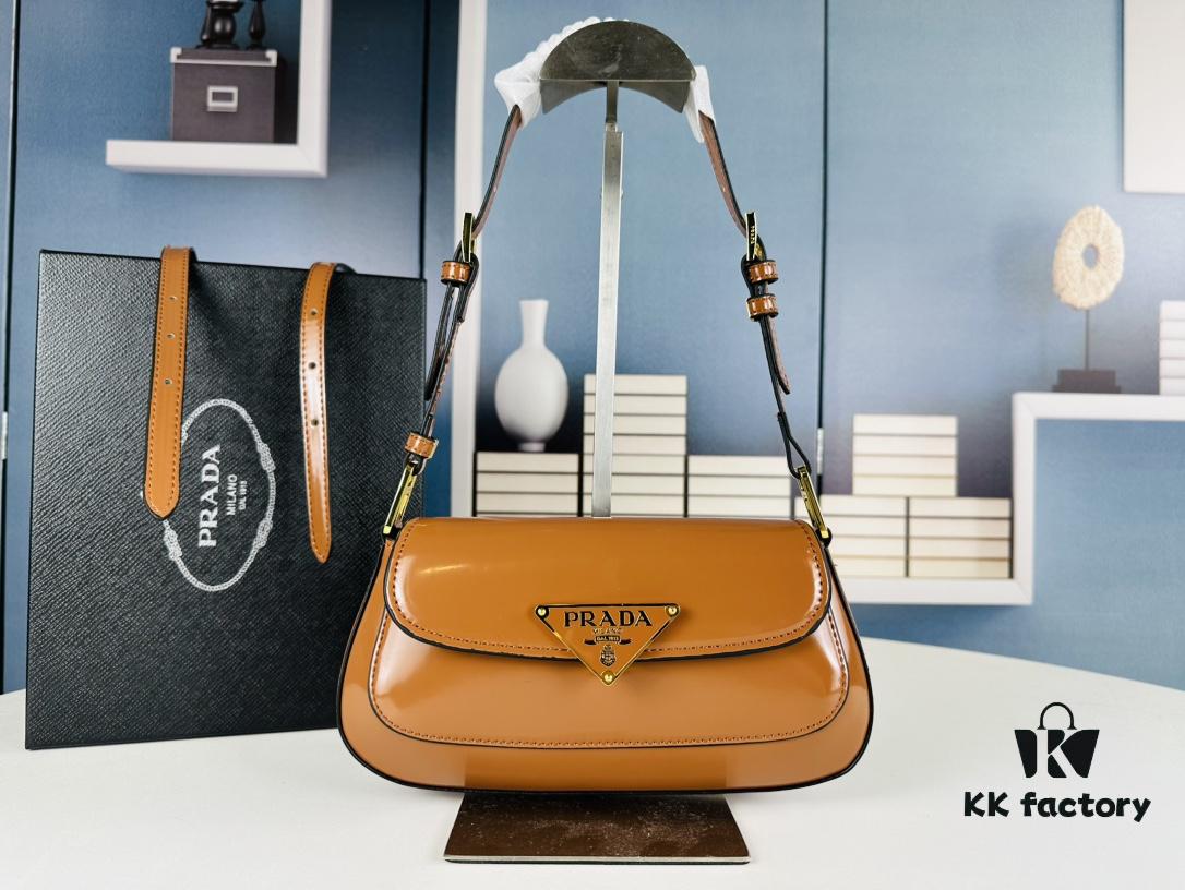 6930c2f76e68136f4d9af4a8 Prada-style Baguette Shoulder Bag (Box Included), Size 24x12x4, Model No. 817, Full Grain Leather Version