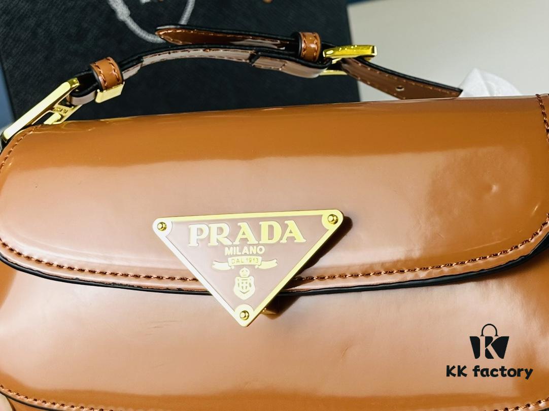 6930c2f96e68136f4d9af4ac Prada-style Baguette Shoulder Bag (Box Included), Size 24x12x4, Model No. 817, Full Grain Leather Version