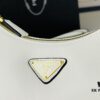 6930c3036e68136f4d9af4c0 New Prada 1BH913 Moon / Crescent Bag with Box - Calfskin and Pale Gold Tone