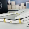 6930c3036e68136f4d9af4c2 New Prada 1BH913 Moon / Crescent Bag with Box - Calfskin and Pale Gold Tone