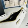 6930c3056e68136f4d9af4c4 New Prada 1BH913 Moon / Crescent Bag with Box - Calfskin and Pale Gold Tone
