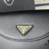 6930c3096e68136f4d9af4cc 2024 Spring Prada Small Genuine Leather Shoulder Bag, Model 819, Elegant Oval Design with Gold Logo