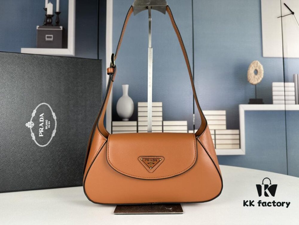6930c30a6e68136f4d9af4ce 2024 Spring New Prada Small Genuine Leather Shoulder Bag, Model No. 819