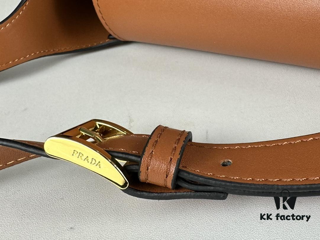 2024 Spring New Prada Small Genuine Leather Shoulder Bag, Model No. 819