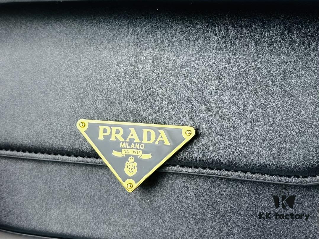 PRADA New Soft Calf Tofu Bag - Full Set with Box