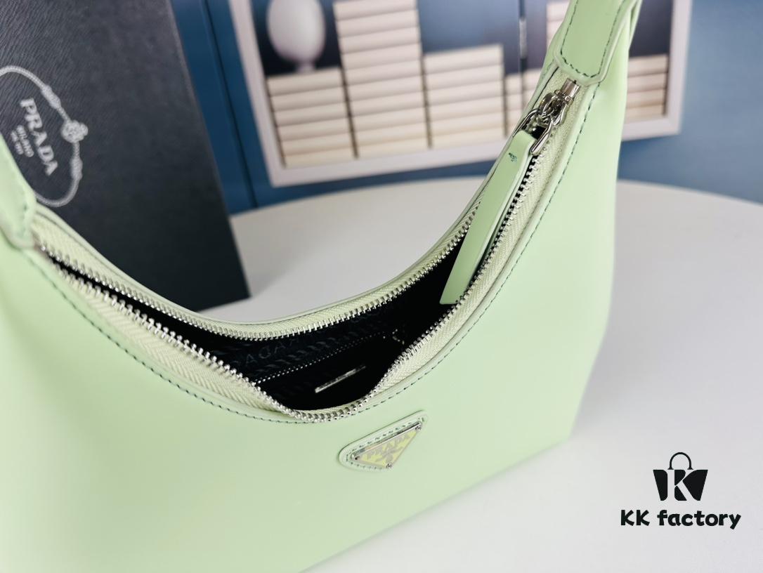 6930c3286e68136f4d9af50c Prada Crescent Shoulder Bag Full Set with Box 818