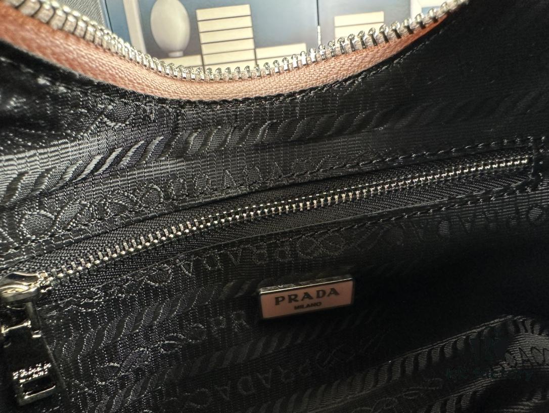 6930c3306e68136f4d9af51e Prada Crescent Shoulder Bag Full Set with Box 818