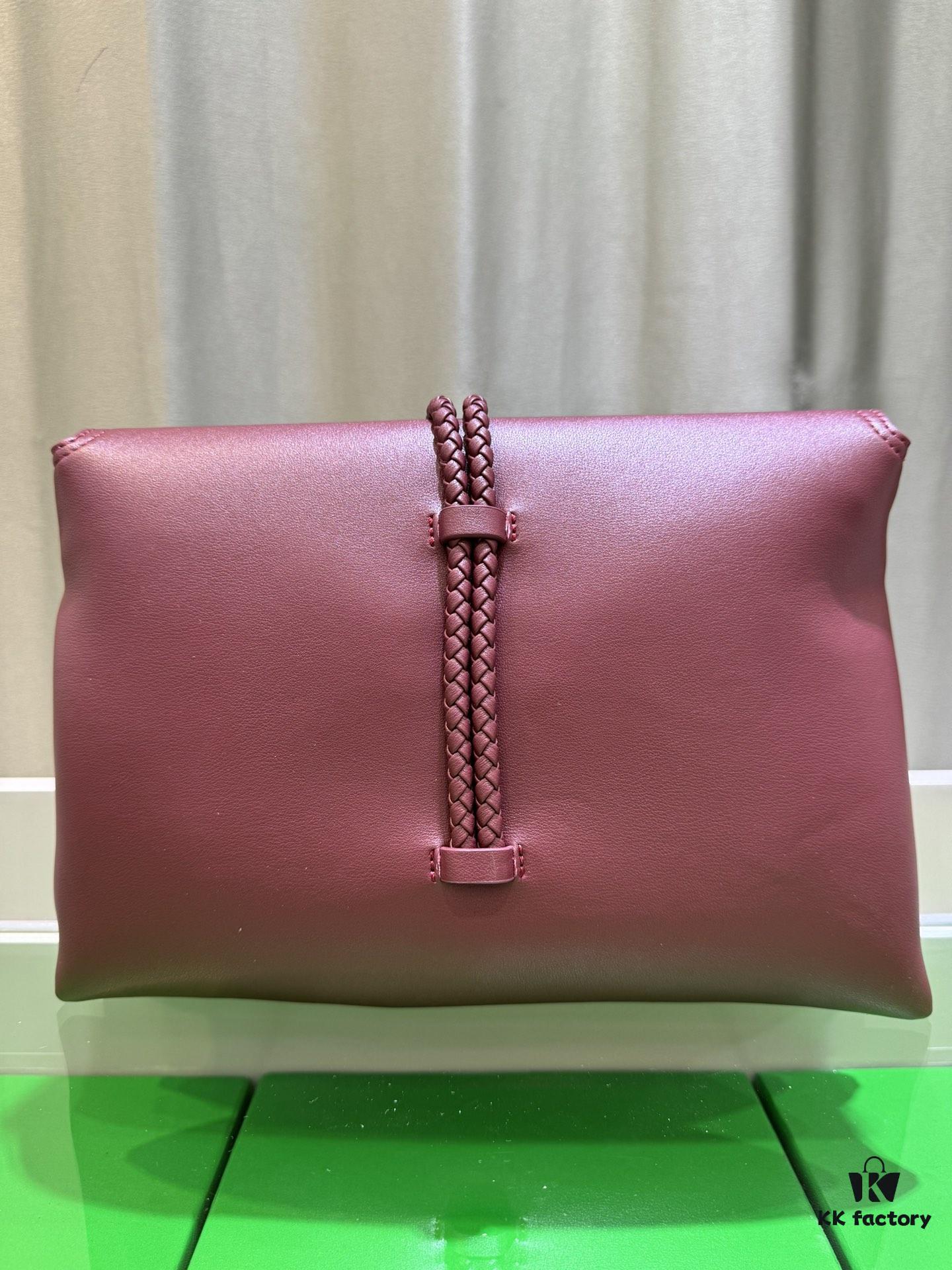Cowhide Leather Bag, Shu Qi's Same Style BV Handbag! The Epitome of Elegance