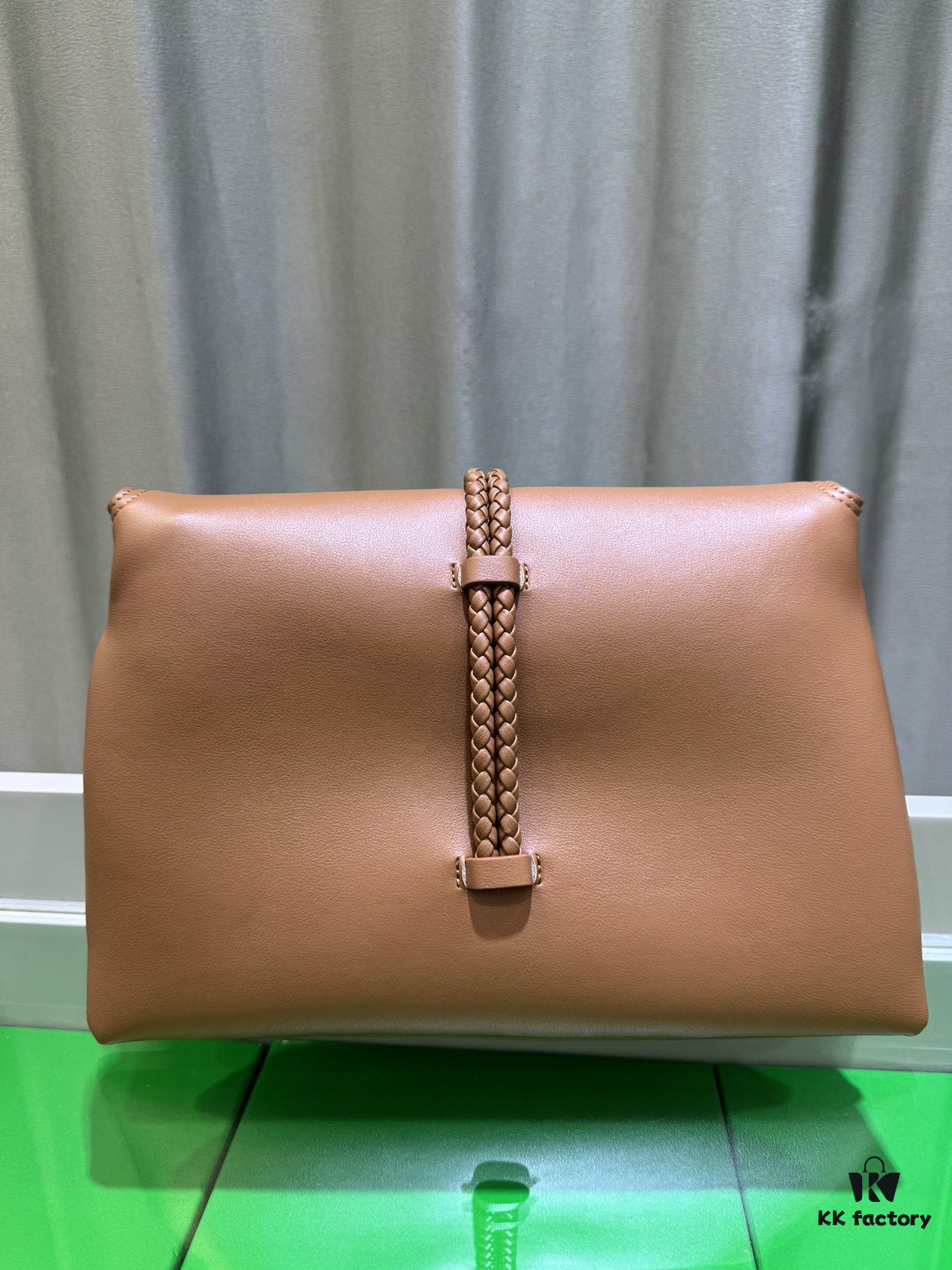 6930c36b6e68136f4d9af580 Calfskin Leather Bag - Shu Qi's Same Style BV Liberta Bag, The Epitome of Elegance