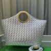 6930c3766e68136f4d9af594 BV Picnic Woven Tote Bag BV Bottega Veneta 24 Early Autumn New Women's Retro Beautiful Handbag
