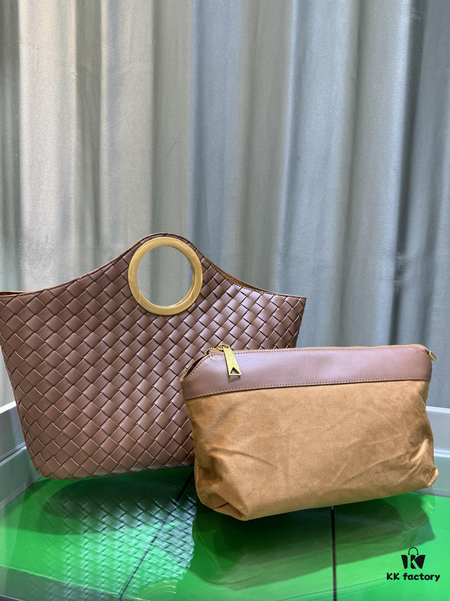 6930c37c6e68136f4d9af59f BV Picnic Woven Handbag - Bottega Veneta 24 Early Autumn New Vintage Style Beautiful Tote Bag
