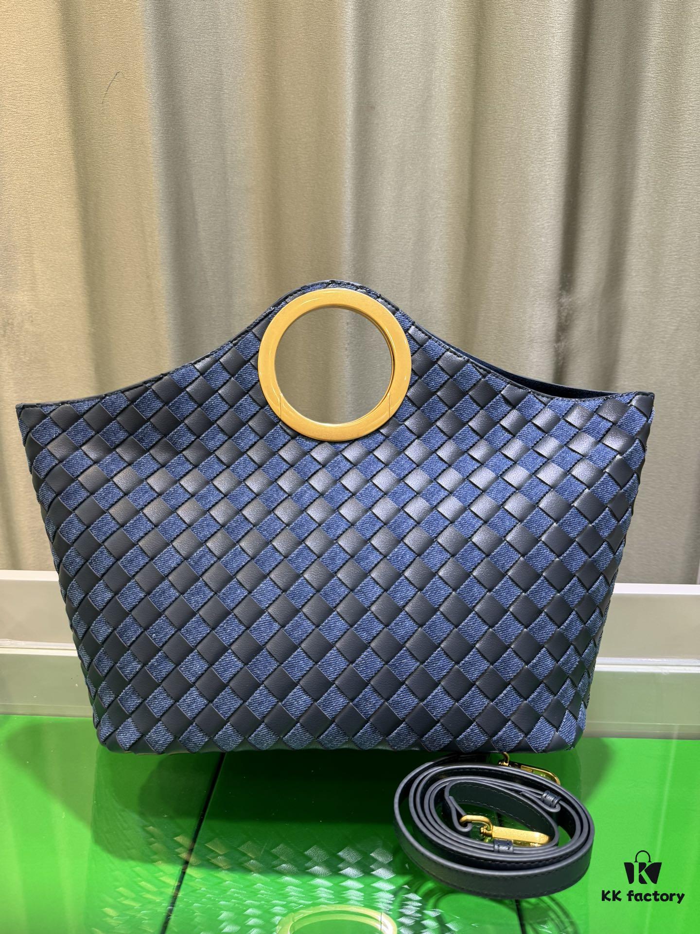 6930c3826e68136f4d9af5a6 BV Picnic Wicker Handbag, Bottega Veneta 2024 Early Autumn New Women's Vintage-Style Beautiful Tote Bag