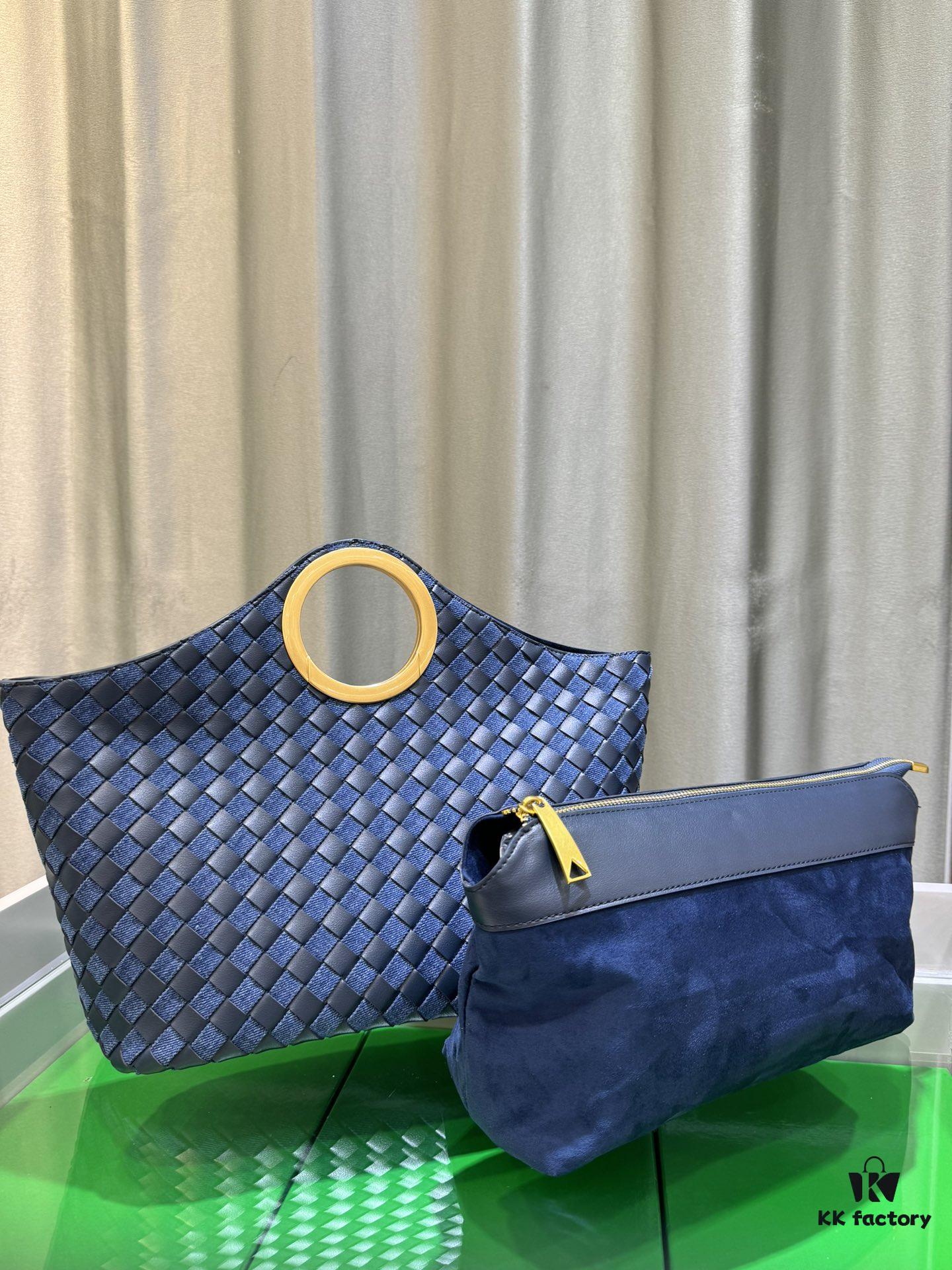 6930c3826e68136f4d9af5a7 BV Picnic Wicker Handbag, Bottega Veneta 2024 Early Autumn New Women's Vintage-Style Beautiful Tote Bag