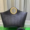 6930c3876e68136f4d9af5af BV Picnic Woven Handbag BV Bottega Veneta 24 Early Autumn New Vintage Beautiful Tote Bag