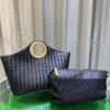 6930c3886e68136f4d9af5b1 BV Picnic Woven Handbag BV Bottega Veneta 24 Early Autumn New Vintage Beautiful Tote Bag