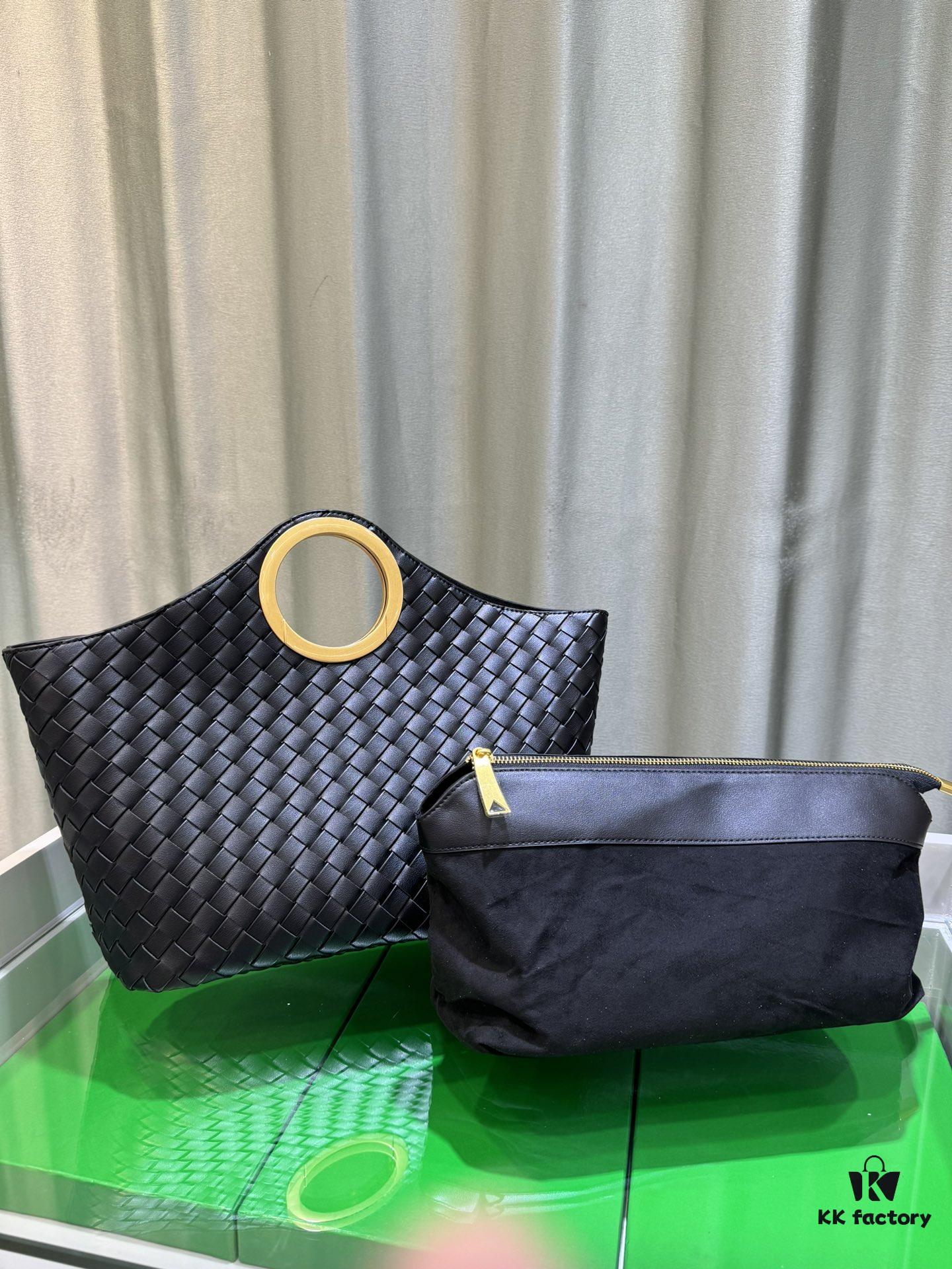 6930c3886e68136f4d9af5b1 BV Picnic Woven Handbag BV Bottega Veneta 24 Early Autumn New Vintage Beautiful Tote Bag