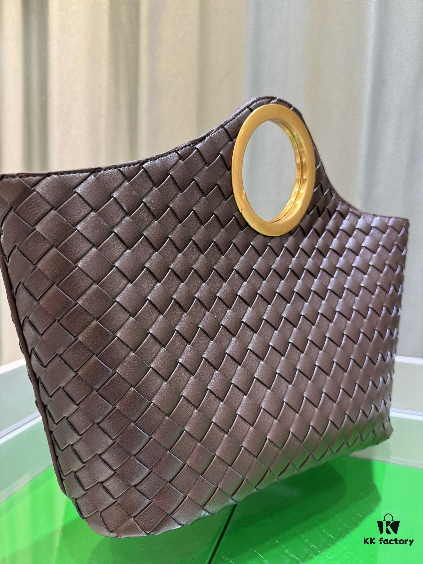 6930c3946e68136f4d9af5c7 BV Picnic Woven Basket Handbag - Bottega Veneta 24 Early Autumn New Women's Retro Style Beautiful Tote Bag