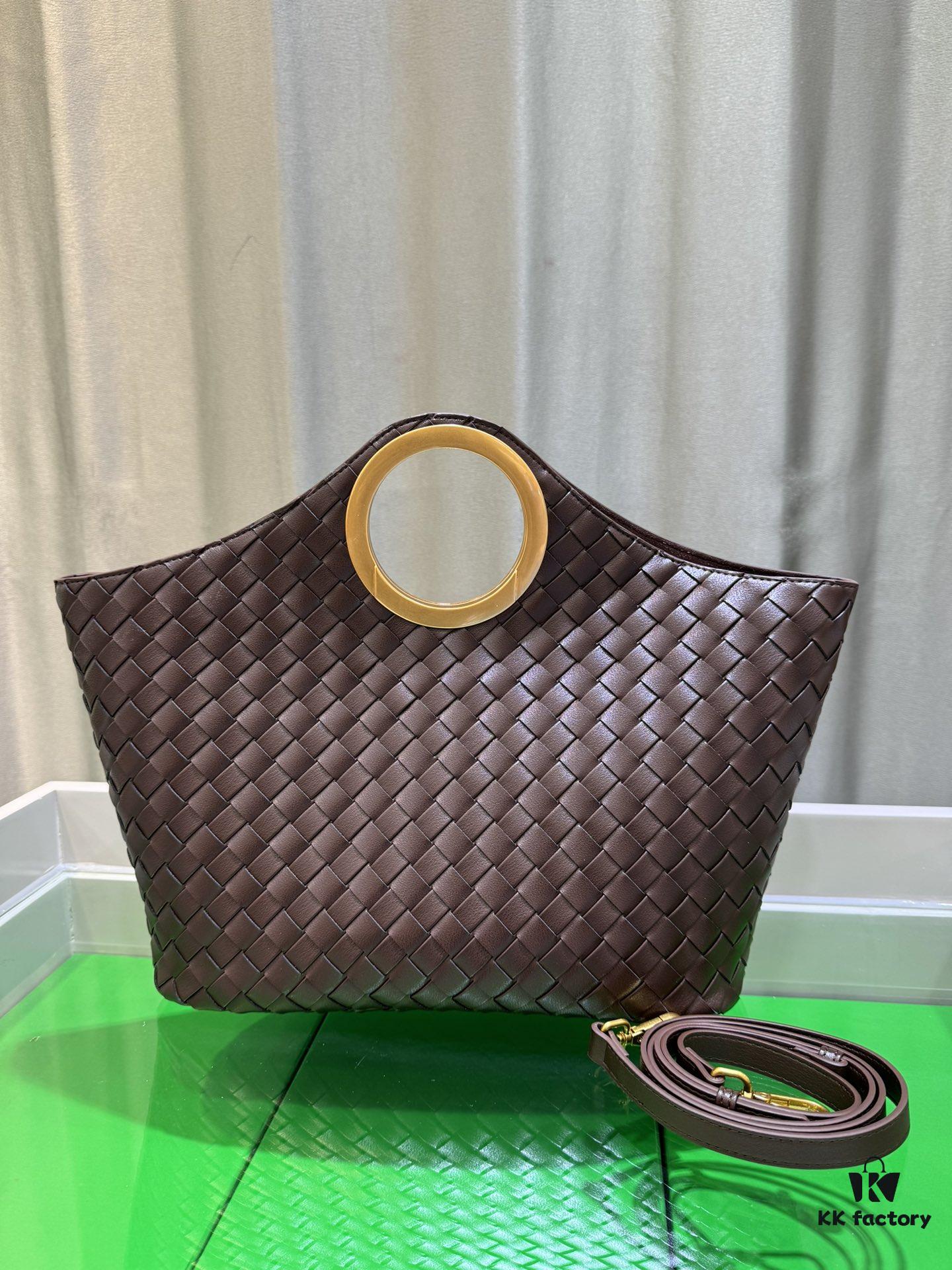 6930c3966e68136f4d9af5ca BV Picnic Woven Basket Handbag - Bottega Veneta 24 Early Autumn New Women's Retro Style Beautiful Tote Bag