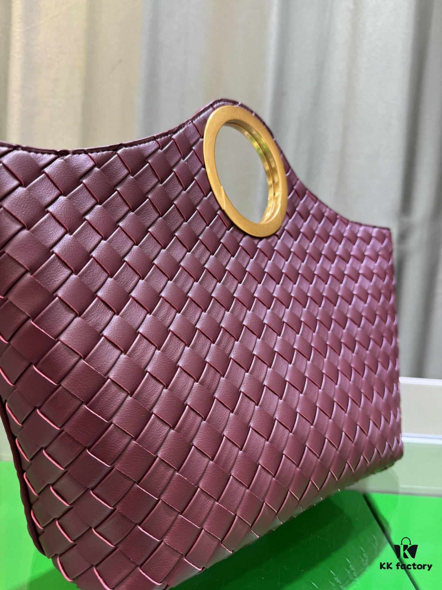 6930c39d6e68136f4d9af5d6 BV Picnic Woven Handbag - Bottega Veneta 2024 Early Autumn New Vintage Style Women's Tote Bag
