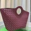 6930c3a26e68136f4d9af5e0 BV Picnic Woven Handbag - Bottega Veneta Women's New Retro Style Tote Bag from Early Autumn 2024 Collection