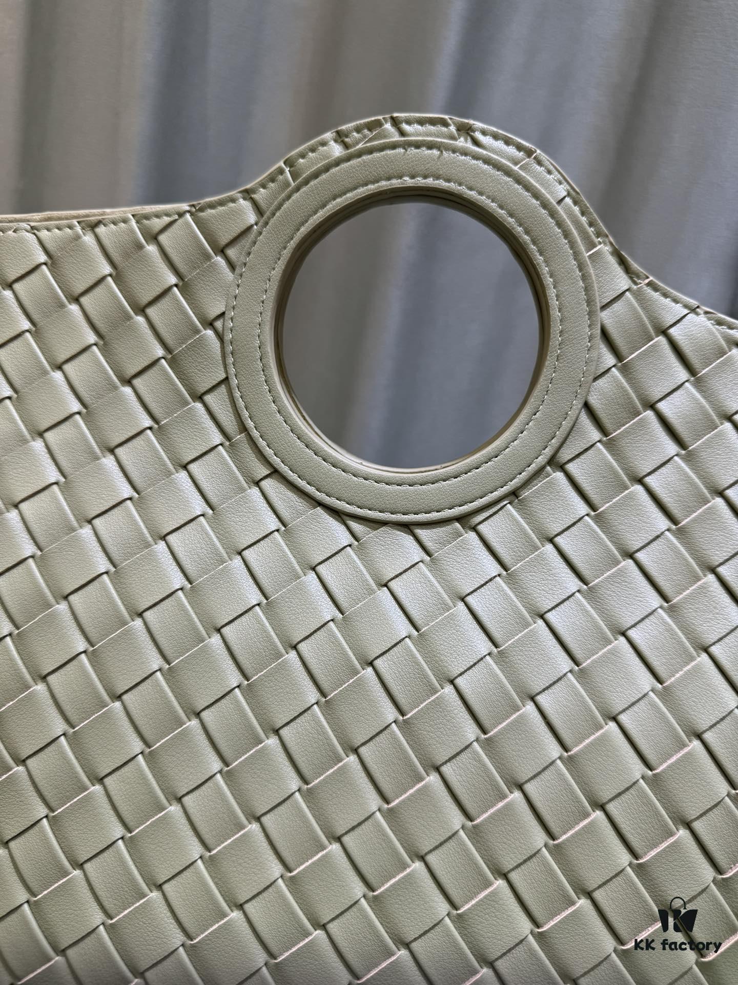 6930c3a56e68136f4d9af5e4 BV Picnic Wicker Handbag - Bottega Veneta 24 Early Autumn New Vintage Style Exquisite Tote Bag