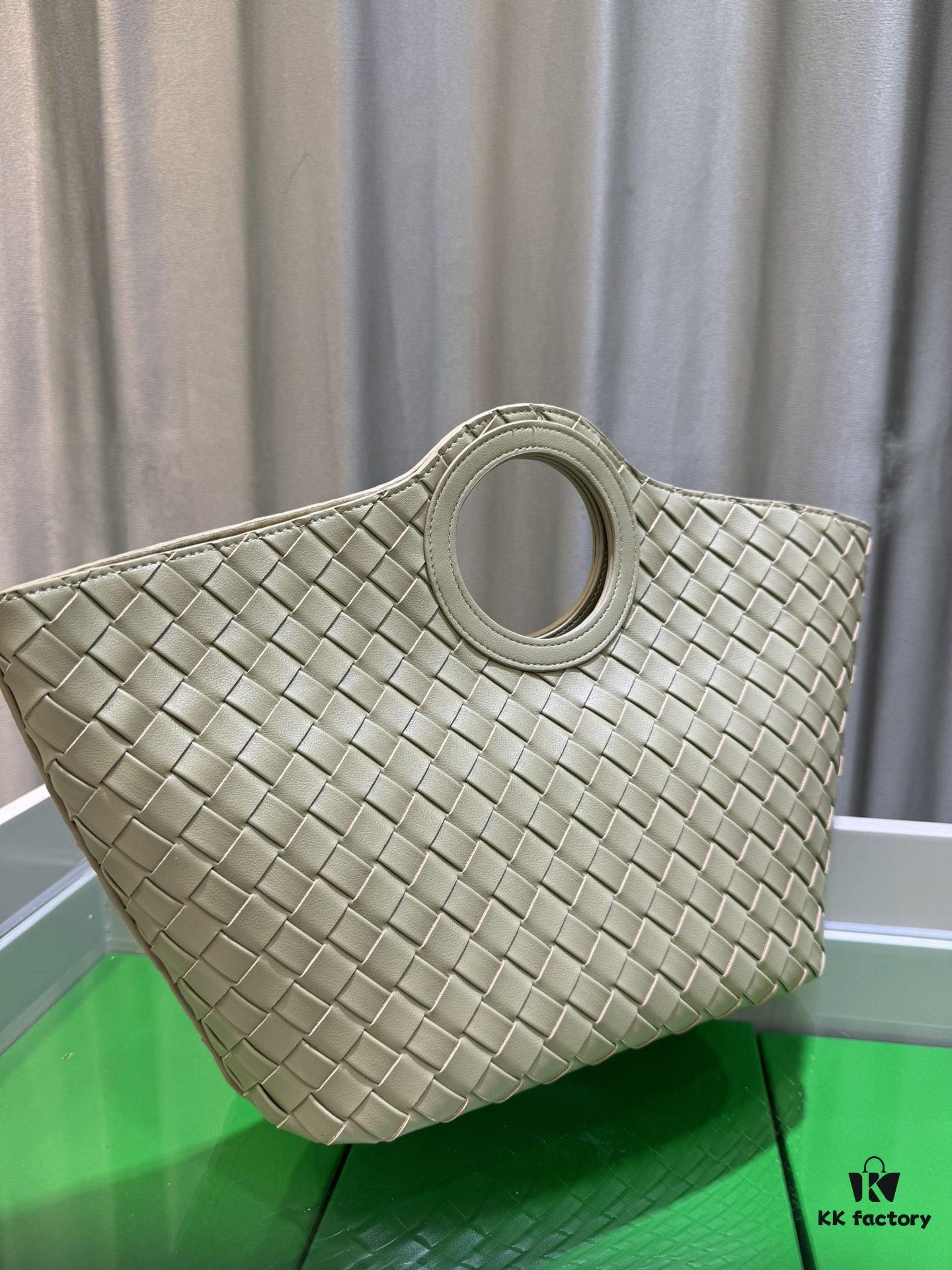 6930c3a66e68136f4d9af5e6 BV Picnic Wicker Handbag - Bottega Veneta 24 Early Autumn New Vintage Style Exquisite Tote Bag