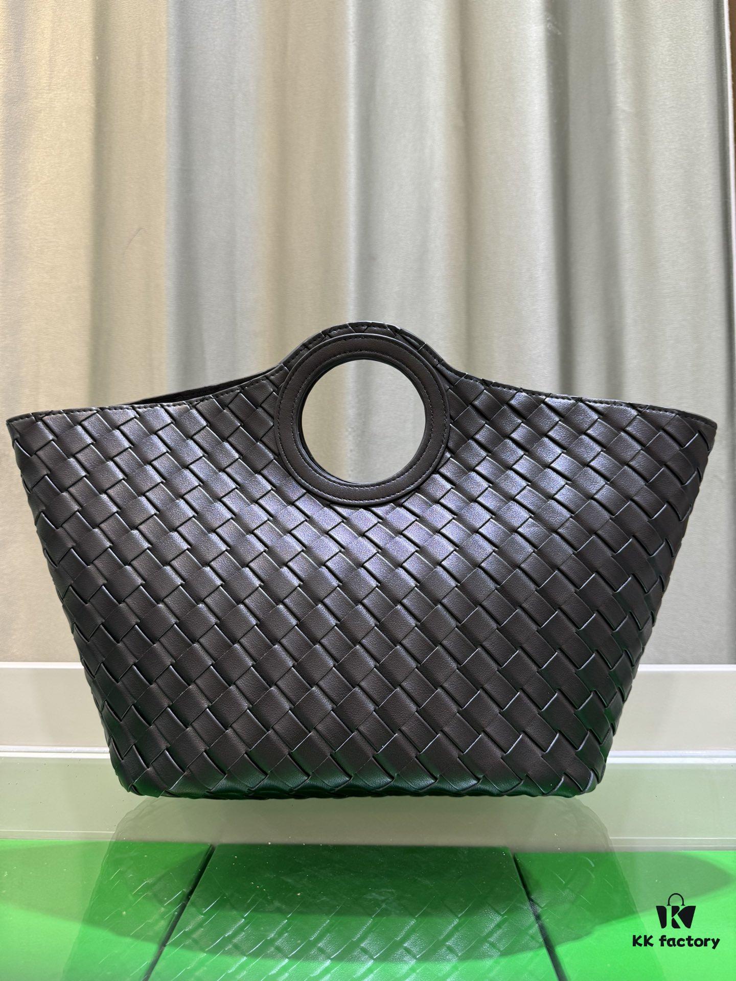 6930c3b36e68136f4d9af5f8 BV Picnic Woven Handbag - Bottega Veneta 24 Early Autumn New Vintage Style Women's Tote Bag