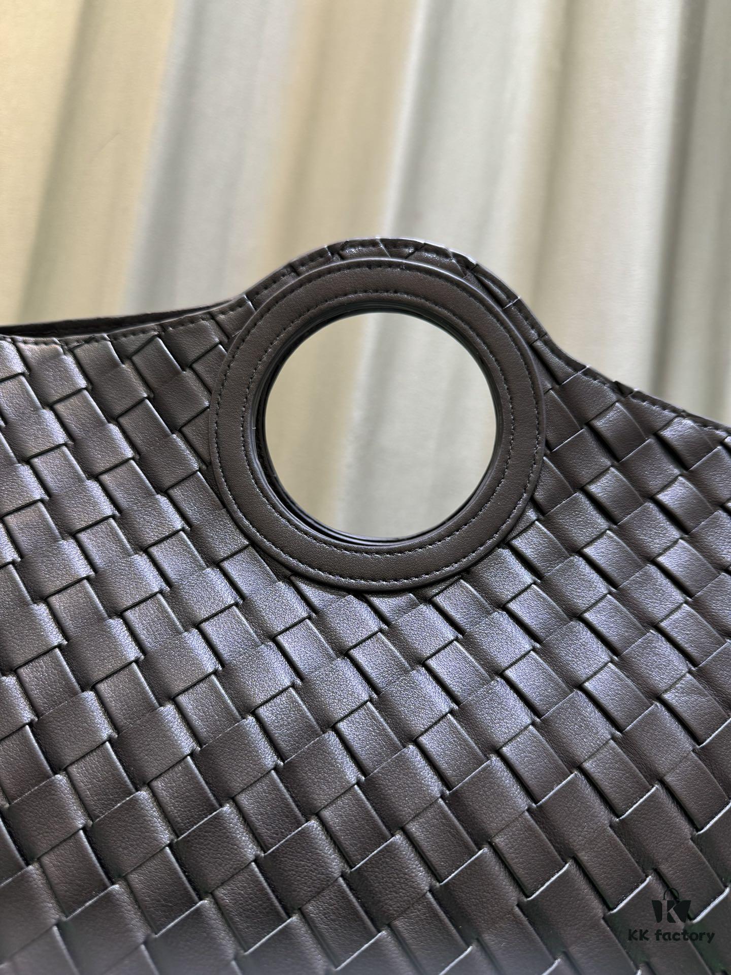 6930c3b46e68136f4d9af5f9 BV Picnic Woven Handbag - Bottega Veneta 24 Early Autumn New Vintage Style Women's Tote Bag