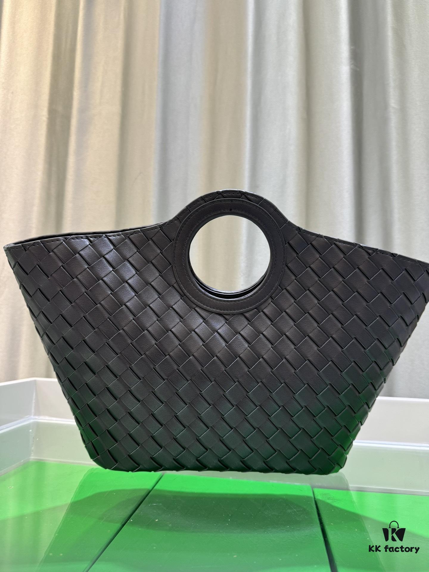 6930c3b66e68136f4d9af5fc BV Picnic Woven Handbag - Bottega Veneta 24 Early Autumn New Vintage Style Women's Tote Bag