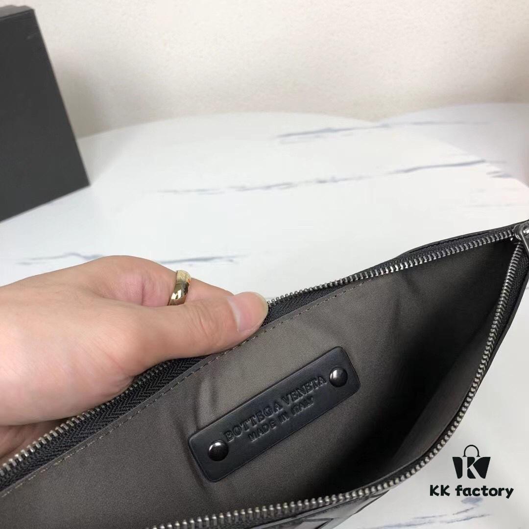 6930c3c16e68136f4d9af611 Luxury Handcrafted Waxed Cowhide Clutch with Box - Premium Imported Custom Leather, New Braided Design, Develops Rich Patina Over Time