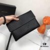 6930c3ea6e68136f4d9af666 Bv Casual Clutch with Box - Blue, Imported Waxed Calfskin, Handcrafted Luxury Design