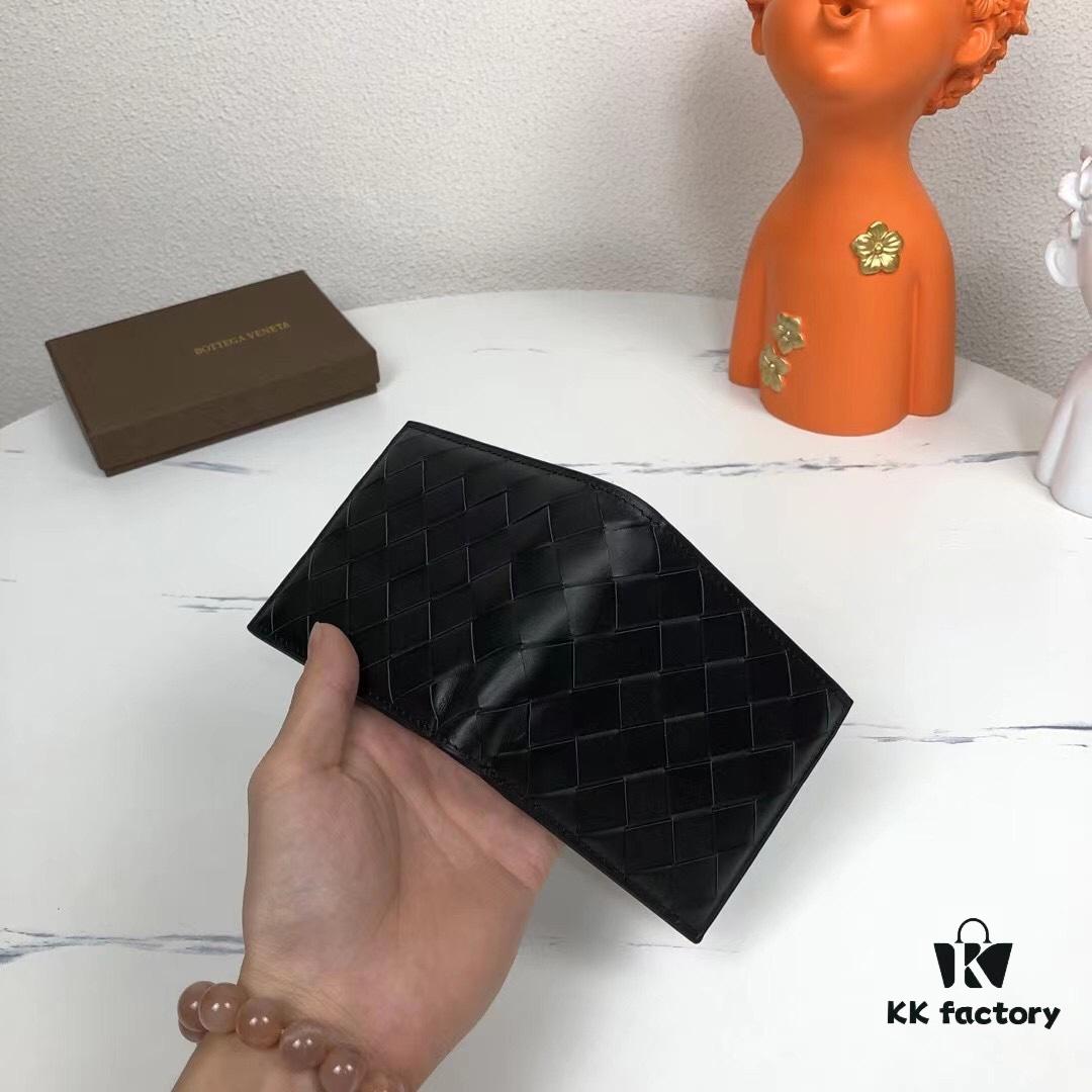 6930c40d6e68136f4d9af6af Bv🦋 Woven Short Wallet Made from Top-Grade Imported Wax Cowhide, Handcrafted with Fine Weaving, Elegant and Minimalist Design, Excellent Craftsmanship, Features 8 Card Slots ✅
