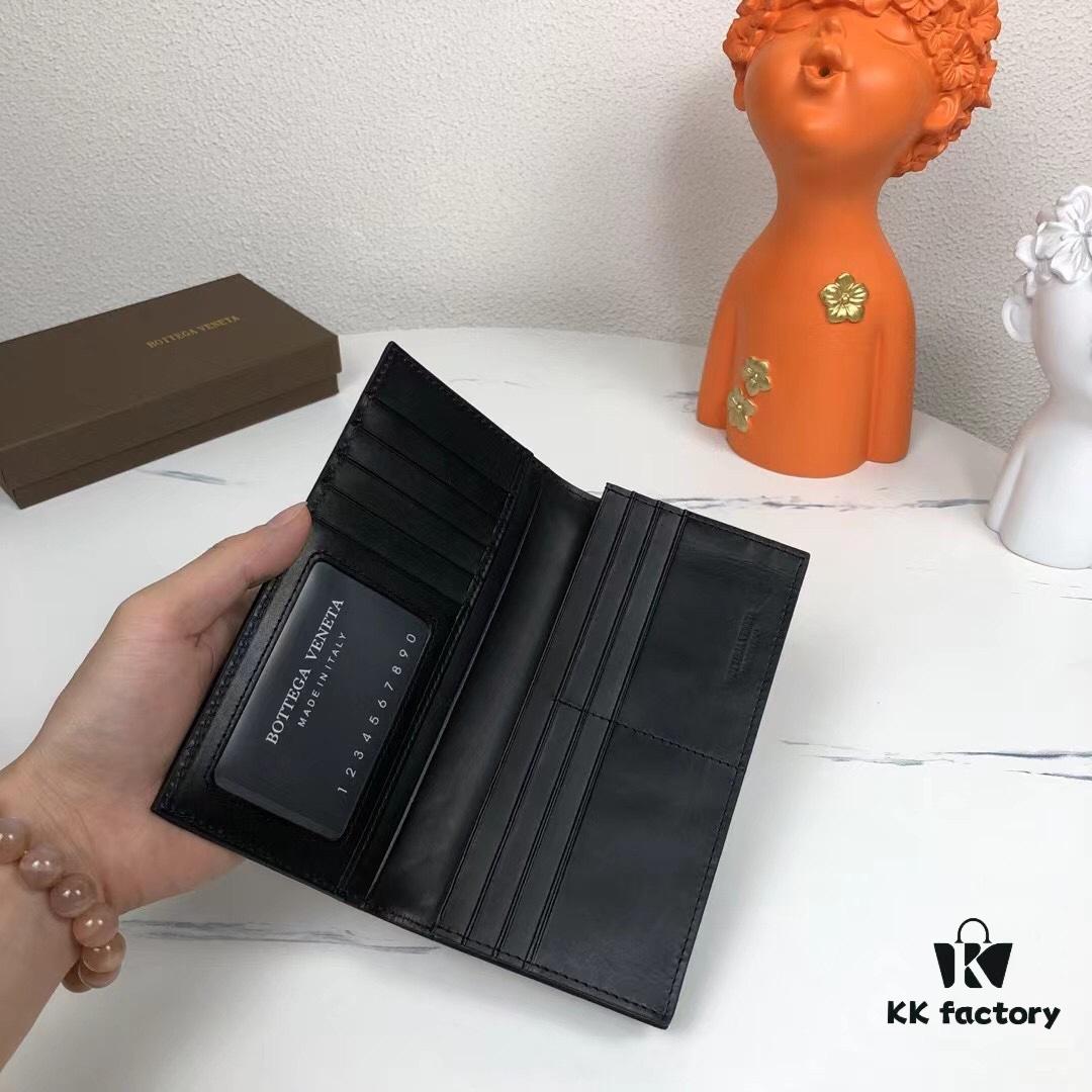 6930c4126e68136f4d9af6bb Bv🦋 Braided Wallet Long Style, Top-Grade Imported Waxed Cowhide 🐂, Handcrafted Weaving, Soft and Orderly, Fashionable and Minimalist, Excellent Craftsmanship, 10 Card Slots ✅ Model: 305# (Medium Weave), Color: Black, Size: 18.5*9.5*2cm
