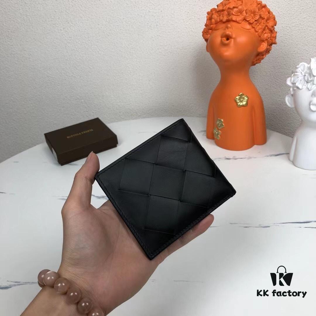 6930c41a6e68136f4d9af6c9 Bv🦋 Woven Wallet Short Style, Premium Imported Wax Cowhide, Handcrafted Braid, Minimalist Fashion Design, Excellent Craftsmanship, 8 Card Slots ✅ Model: 8855# (Large Braid), Color: Black, Size: 11.5*10*2cm