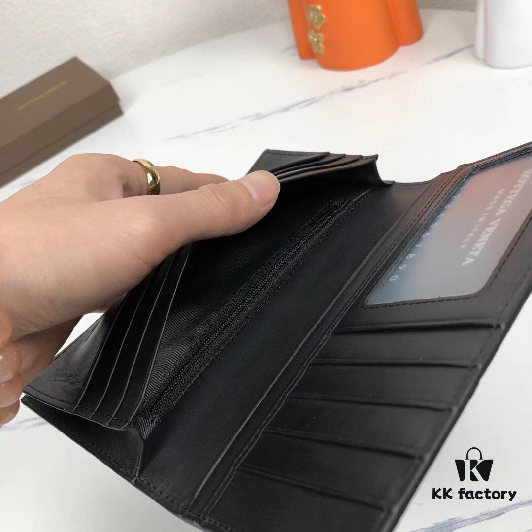 6930c4216e68136f4d9af6d8 Bv🦋 Woven Wallet Long Style, Top-Grade Imported Wax Cowhide, Handcrafted Braid, Elegant and Minimalist Design, Excellent Craftsmanship, 10 Card Slots ✅ Model: 8875# (Large Braid), Color: Black, Size: 18.5*9.5*2cm