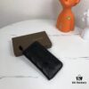 Bottega Veneta Black Woven Leather Wallet - Imported Wax-Treated Calfskin, Handcrafted Design 1618#