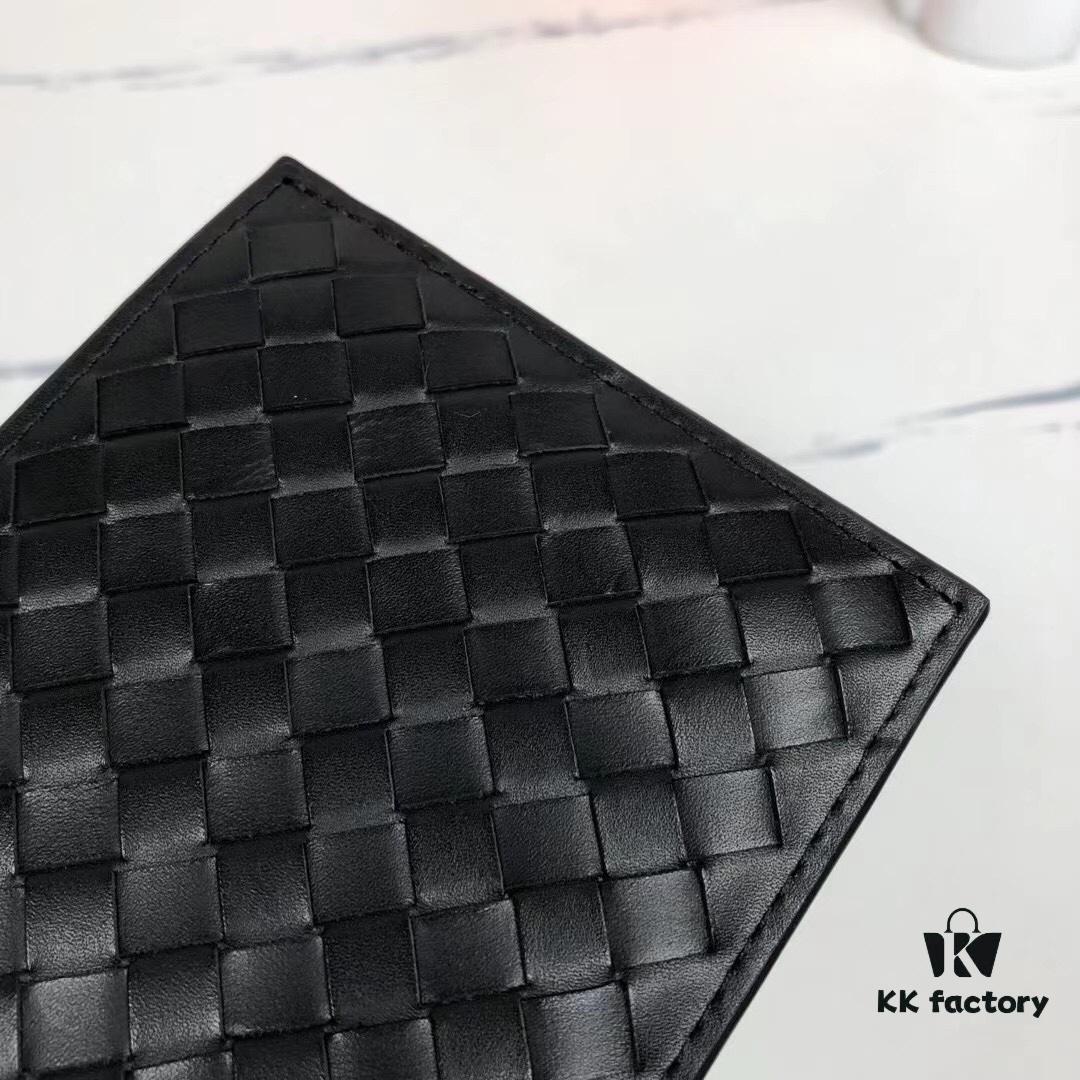 6930c4276e68136f4d9af6e4 Bv🦋 Woven Wallet Short Style, Premium Imported Wax Leather, Handcrafted Braided, Soft and Organized, Fashionable and Minimalist, 8 Card Slots ✅ Model: 1730-1# (Small Braid) Color: Black, Size: 11.5*10*2cm