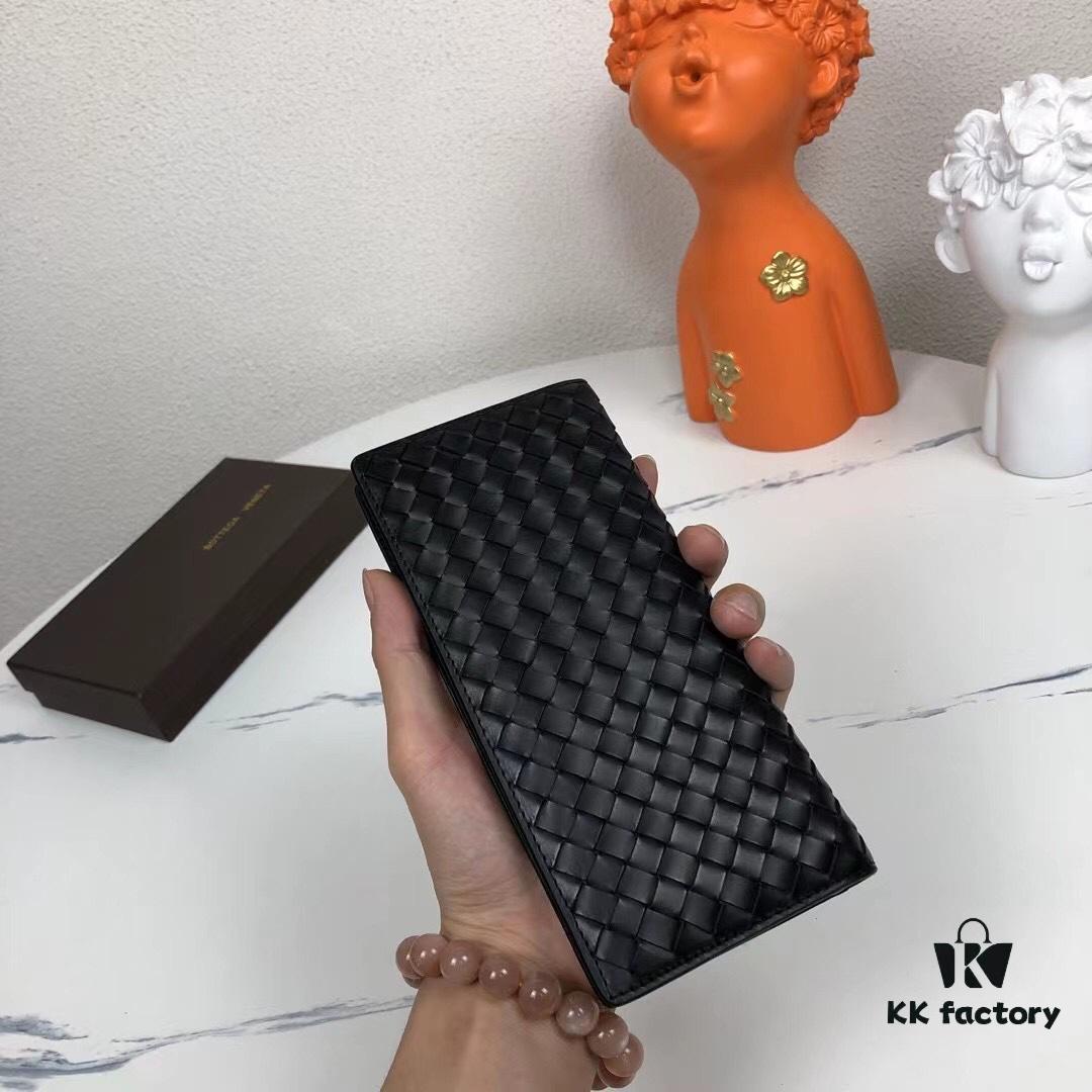 6930c42a6e68136f4d9af6ed Bv🦋 Woven Wallet Long Style, Top-Grade Imported Wax Cowhide 🐂, Handcrafted Braid, Soft and Orderly, Fashionable and Minimalist, Excellent Craftsmanship, 10 Card Slots ✅