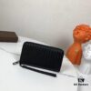 6930c4376e68136f4d9af706 Bottega Veneta 1008# Black Waxed Calfskin Handwoven Bag