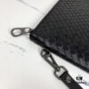 6930c44d6e68136f4d9af731 BV Men's Handbag with Box - Handcrafted Wax-Coated Cowhide, Braided Design Wallet and Clutch Combo