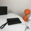 6930c4546e68136f4d9af741 BV Woven Handbag in Black, Made from Imported Wax-Coated Calfskin, Comes with Box