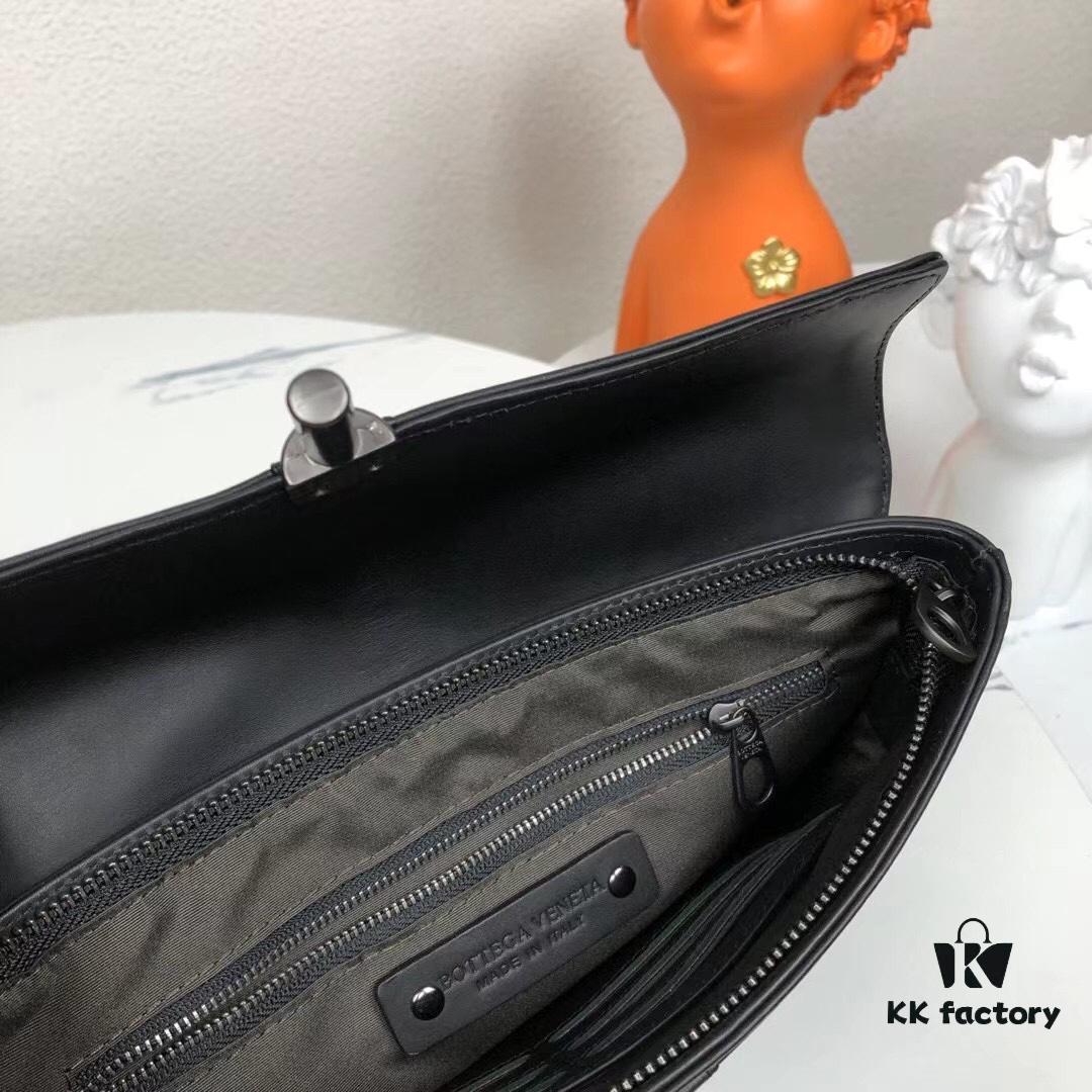 6930c45e6e68136f4d9af754 Bv Casual Clutch with Box 😎 Premium Imported Waxed Cowhide, Unique Design, Exquisite Craftsmanship, Elegant and Sophisticated - Model No. 6691#, Black, 27x18x4cm