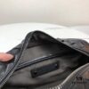 BV Pillow Handbag, Stylish and Handsome, Made with Imported Waxed Cowhide, Fully Hand-Woven, Gray Lining