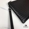 6930c47d6e68136f4d9af78f Large Size with Box - BV Men's Hand Purse, Handcrafted from Premium Waxed Cowhide Leather, Braided Design, Multi-Functional Wallet and Clutch with Zipper Closure