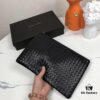 6930c47f6e68136f4d9af791 Large Size with Box - BV Men's Hand Purse, Handcrafted from Premium Waxed Cowhide Leather, Braided Design, Multi-Functional Wallet and Clutch with Zipper Closure