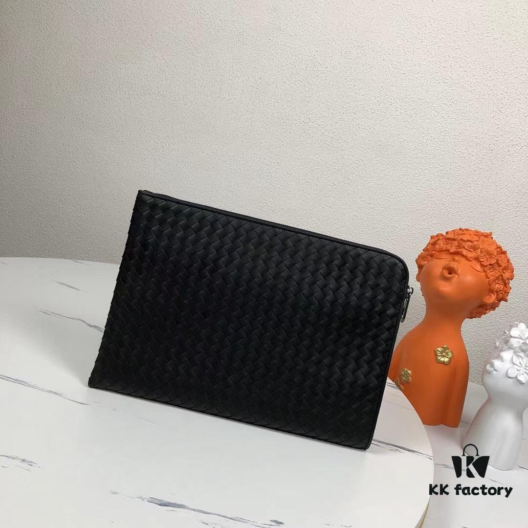 6930c48b6e68136f4d9af7a9 BV Bottega Veneta Men's Seven-Compartment Wallet Bag - Hot Selling Item