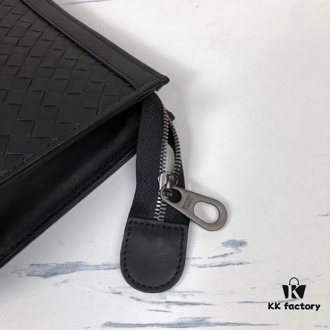 6930c4986e68136f4d9af7c2 Bv Small Men's Handbag New from Cabinet Same as Original Seamless Braided Calfskin with Gunmetal Hardware